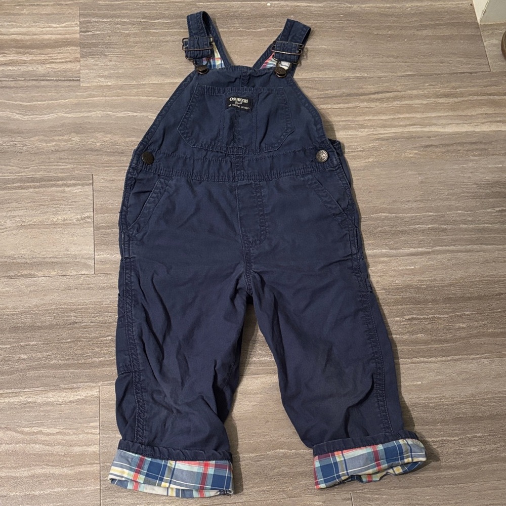 OshKosh B'gosh Dark Blue Kids Overalls